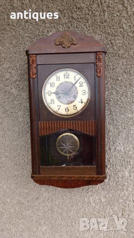 Стар немски стенен часовник - Junghans - Антика - 1950г., снимка 1 - Антикварни и старинни предмети - 42716546