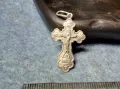 Спаси и Сохрани ПРАВОСЛАВНО СРЕБЪРНО РАЗПЯТИЕ КРЪСТ СРЕБРО 925 МАЙСТОРСКА РЪЧНА СТАРА РАБОТА 48595, снимка 7