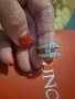 пръстен сребро и циркони, снимка 5
