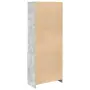 vidaXL Висок шкаф, бетонно сив, 70x35x180 см, инженерно дърво, снимка 8