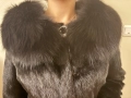 Ново палто от цяла норка с яка от лисица , снимка 7