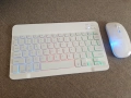 Безжични с RGB подсветка Bluetooth Мишка и клавиатура за TV box / Android box компютър / лаптоп, снимка 3