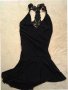 Еластична черна къса рокля с дантелен гръб , снимка 6