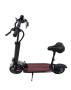 Супер бързият електрически  сгъваем скутер в черно с червено, снимка 4