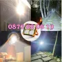 LED соларен прожектор 100W, LED Соларна къмпинг лампа 100W, размер 210х170 мм, снимка 8