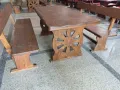 Нови Масивни Дървени Маси 160/80, снимка 4