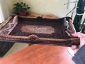 ПОДНОС ТАБЛА ЗА СЕРВИРАНЕ ДЪРВО НАСИТЕНА ДЪРВОРЕЗБА, снимка 5