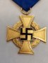 Орден-Златен,първи клас за 40 години отлична служба WW2