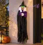 Halloween декоративна вещица със звук и LED очи 150cm, снимка 2