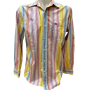 Мъжка риза NAPAPIJRI размер XL шарена райе, снимка 1 - Ризи - 44589680