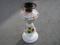  СТАРА РЪЧНО РИСУВАНА ГАЗЕНА ЛАМПА, снимка 11