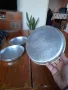 Стара алуминиева тава,тави за пици, снимка 5