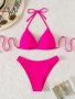 Бански Melita Pink - S M L размери, снимка 1 - Бански костюми - 37413335