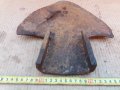 кован масивен възрожденски лемиш, рало, плуг , снимка 11