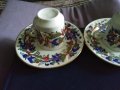 Kutahya марков порцелан маркиран комплект за кафе-две чаши и две чинийки ръчна изработка нов в кутия, снимка 6