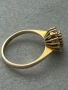 Старинен златен пръстен с естествени камъни , снимка 2
