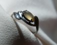 Стар български сребърен пръстен с лунен камък , снимка 5