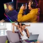 MOOJAY C50 Охлаждаща подложка за лаптоп,10 режима RGB осветление,8 вентилатора, снимка 6