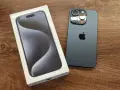iPhone 15 Pro 128GB Blue Titanium 90% Health., снимка 1