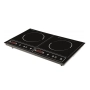 Двоен индукционен котлон Royalty Line RL-DIP4000.2 - 1400W+2000W, 80°C- 270°C, Кристална плоча, снимка 6