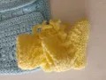 Ръчно плетено елече и терлици  ,  изплетено от качествена прежда, снимка 8