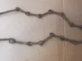 Стара верига за огнище от ковано желязо , здрава, снимка 3