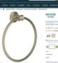 Кръг за хавлии, ринг за кърпи Hansgrohe Axor Montreux, снимка 2