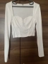 Дамска бяла блузка рипс, снимка 3