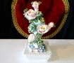 Порцеланова фигура Роза в саксия 20 см. , снимка 1