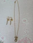 Комплект колие Fossil и обеци Guess , снимка 1