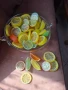 Изкуствени резенчета плодове, снимка 1