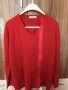 Дамски пуловер червен 3XL/4XL, снимка 3