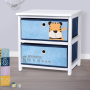 Красив шкаф за детска стая с чекмеджета на марката Home Styling Collection., снимка 1 - Мебели за детската стая - 43348235