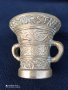 Стара, старинна бронзова чаша, хаванче Арт, Antique 18th Century Bronze Mortar and Pestle , снимка 3
