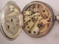 Стар сребърен джобен часовник., снимка 6
