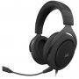 Слушалки с микрофон Corsair HS50 Pro, CA-9011215-EU, Carbon STEREO Gaming Headset, снимка 4