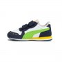 Бебешки спортни обувки PUMA Racer Тъмно синьо със зелено, снимка 2
