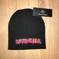 Зимна шапка, DSQUARED черна, снимка 1 - Шапки - 42600887