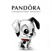 Черен Петък! Ново!Талисман Pandora Disney 101 Dalmatians Patch. Колекция Amélie, снимка 1 - Гривни - 29892847