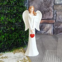3123 Сувенир статуетка Ангел със сърце, снимка 3 - Декорация за дома - 38324383
