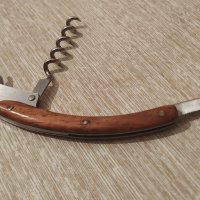 Джобен нож - неръждаема стомана и дърво, снимка 1 - Ножове - 36866361
