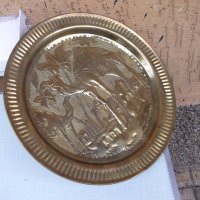 Пано - чиния от бронз - 510 гр., снимка 7 - Други ценни предмети - 29860878
