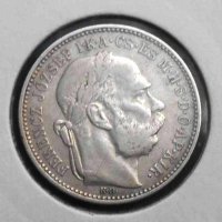 Монета Австрия 1 Корона 1895 г.  Франц Йосиф I, снимка 2 - Нумизматика и бонистика - 29570742