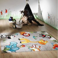Отново налични! Страхотен детски килим "Джунгла", снимка 3 - Килими - 31461132