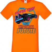 Мъжка тениска Back To The Future,Анимация,игра,Празник,Повод., снимка 10 - Тениски - 37939183