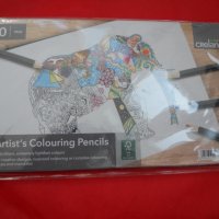 Чисто Нов Луксозен Детски Комплект за Рисуване CRELANDO Artist's Colouring Pencil 40, снимка 2 - Рисуване и оцветяване - 40151618
