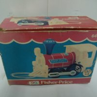 № 6689 стара играчка - влакче / локомотив  - Fisher - Price  Toys - Великобритания 1977 г   , снимка 8 - Други ценни предмети - 39000907