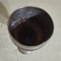 стара метална чаша, снимка 2 - Антикварни и старинни предмети - 44261443