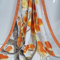 Дамски красив сатенен шал 1.80х0.90см Различни дизайни, снимка 7 - Шалове - 44621591