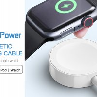 Marchpower USB бързо магнитно зарядно устройство за всички Apple I-Watch,1 м кабел, снимка 12 - Аксесоари за Apple - 39705489